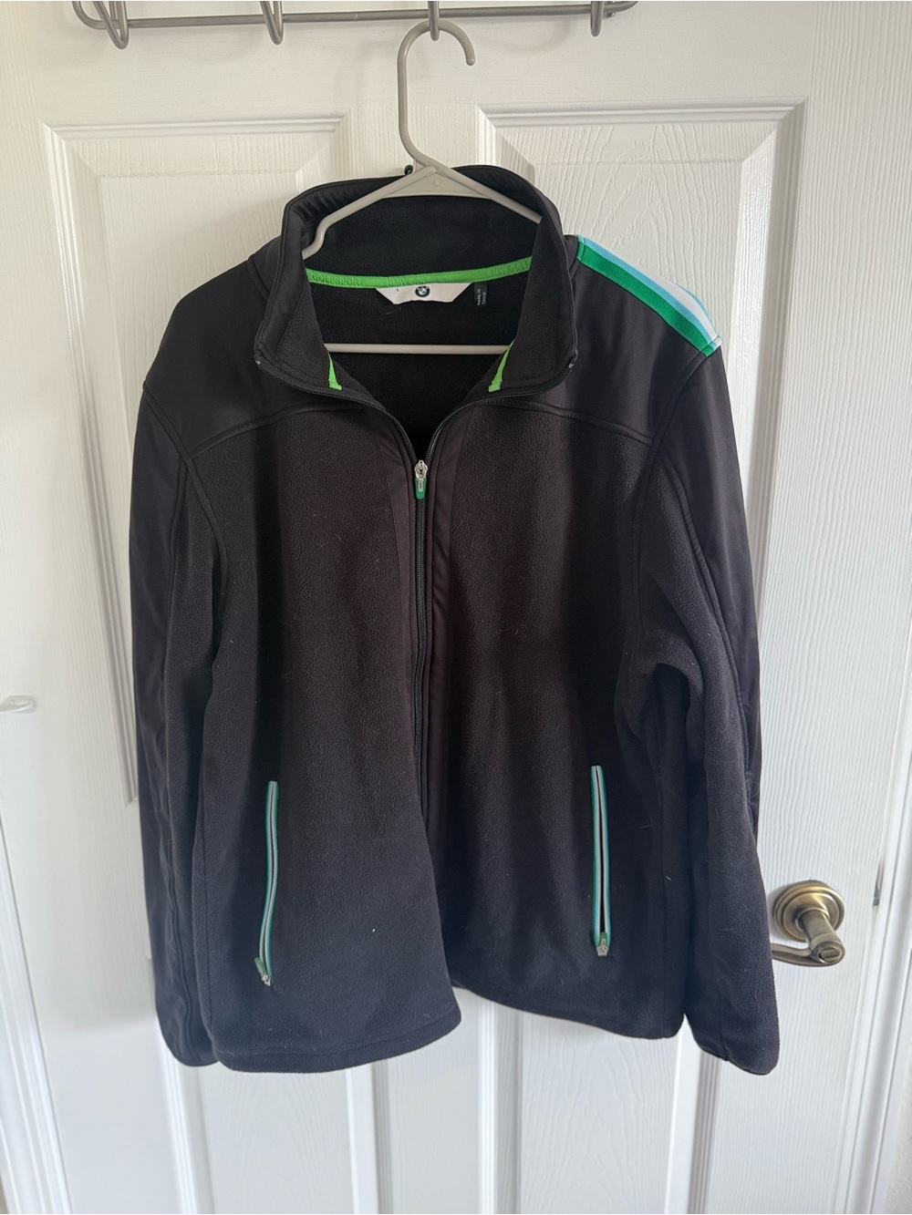 Men’s BMW Golfsport Full Zip Fleece Jacket Size L
